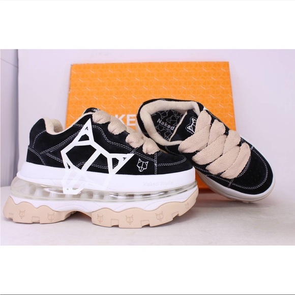Naked wolfe black virgo platform sneakers - Picture 2 of 5